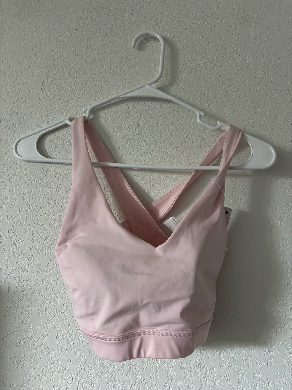 lululemon athletica Light Pink V-Neck Sports Bra